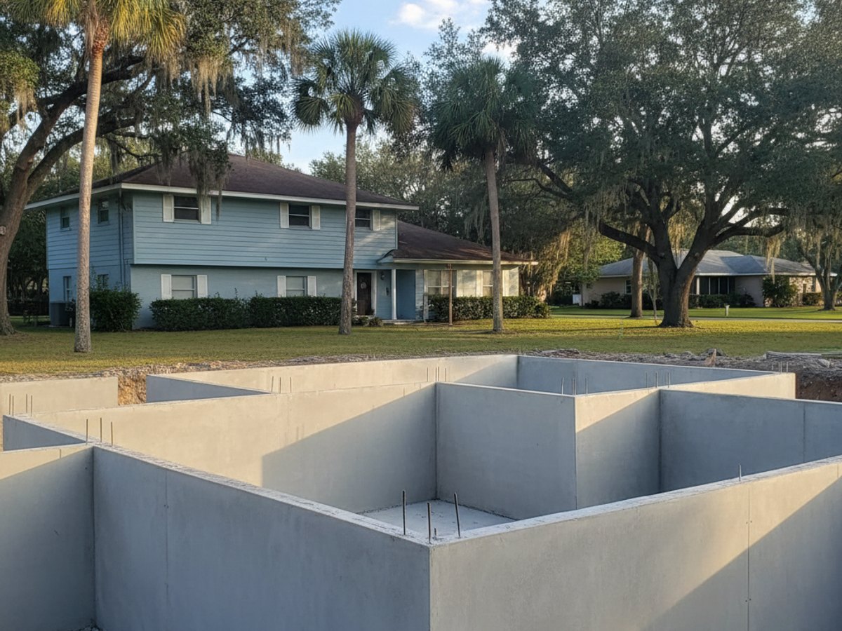 Concrete Sidewalks & Walkways completed by PFL Concrete Co. in DeLand, FL