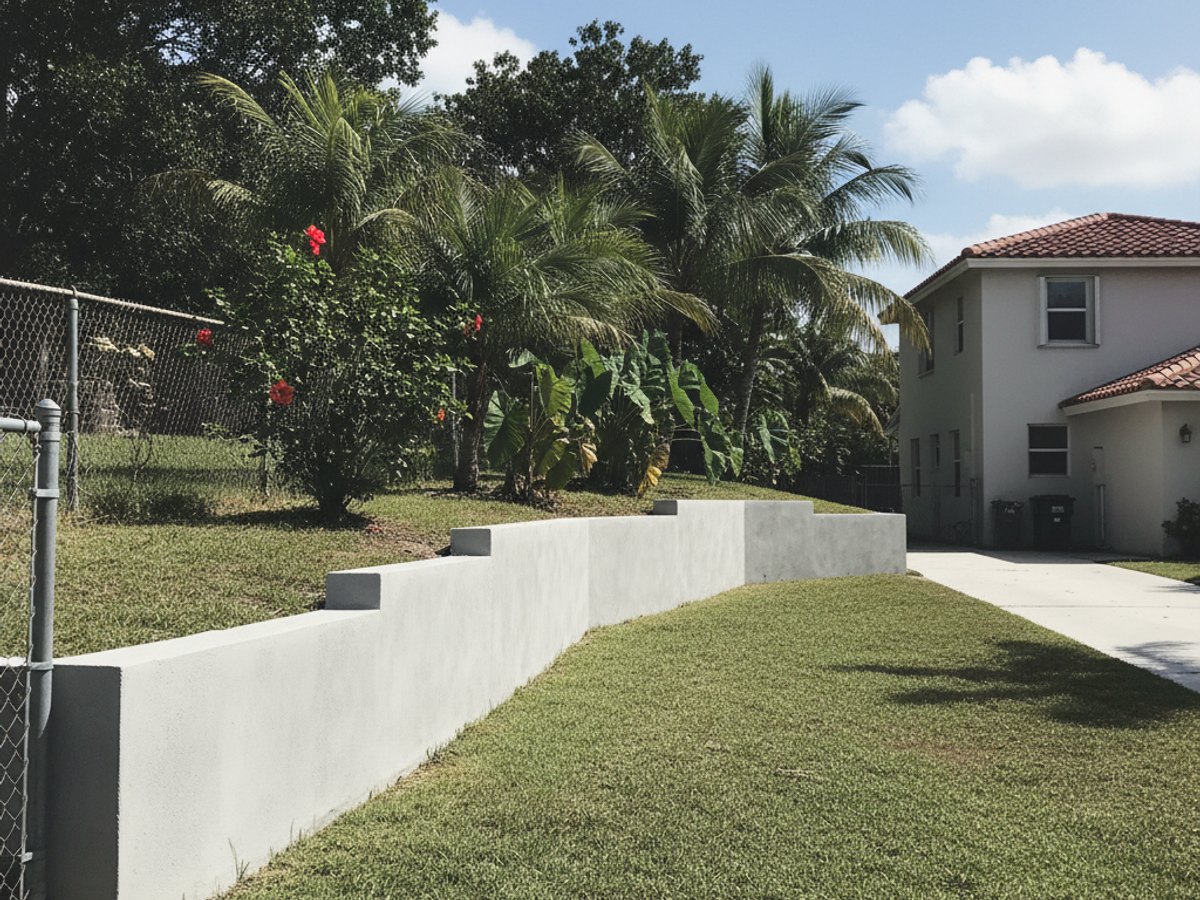 Concrete Driveways completed by PFL Concrete Co. in South Daytona, FL