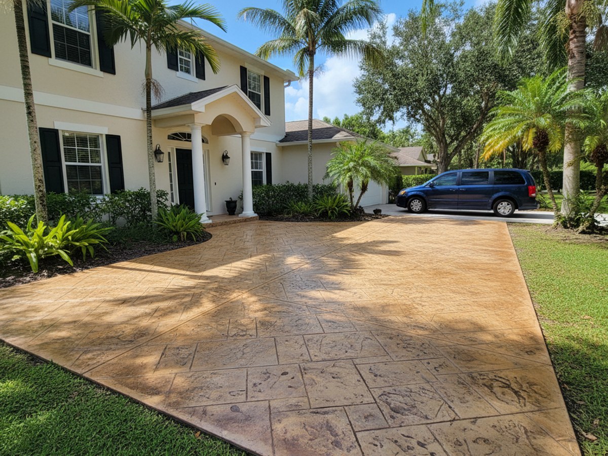 Concrete Sidewalks & Walkways completed by PFL Concrete Co. in Daytona Beach, FL