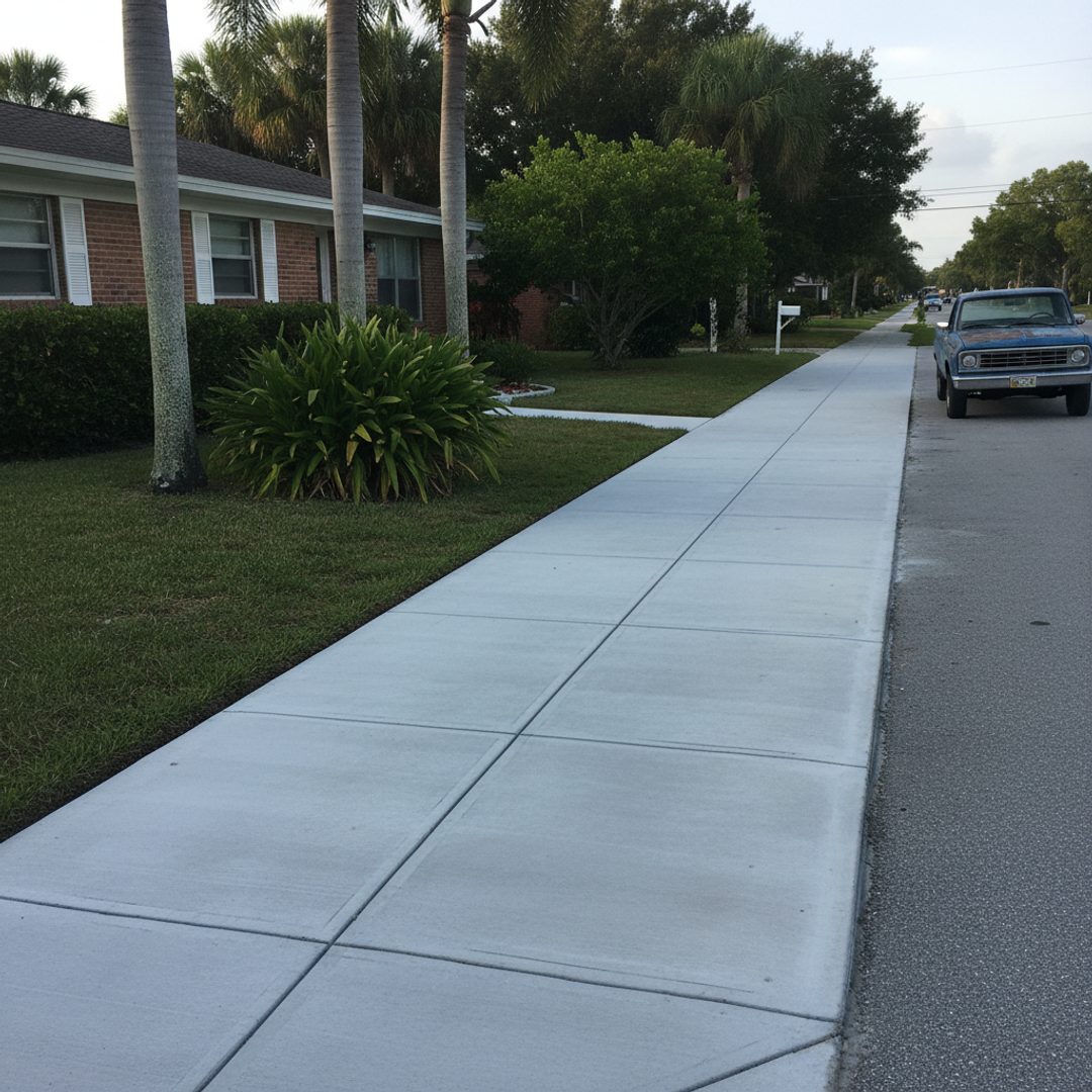 Concrete Steps & Stoops completed by PFL Concrete Co. in DeLand, FL